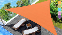 Load image into Gallery viewer, UV-Resistant Triangular Garden Sun Shade