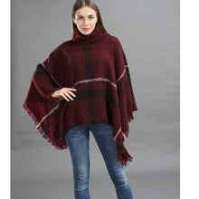 Load image into Gallery viewer, Knitted Poncho Luxury Warm Capes