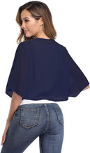 Load image into Gallery viewer, Women's Seven-point Sleeve See-through Cardigan Chiffon Cardigan Cape