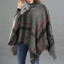 Load image into Gallery viewer, Knitted Poncho Luxury Warm Capes