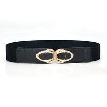 Load image into Gallery viewer, PU Leather Elastic Wide Belt for Women