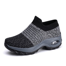 Load image into Gallery viewer, Breathable Wedge Slip-On Shoes