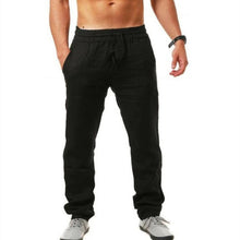 Load image into Gallery viewer, Summer Breathable Cotton And Linen Loose Casual Trousers