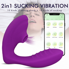 Load image into Gallery viewer, Clitoris Sucker Vibrator Wearable G Spot Dildo Massager for Women