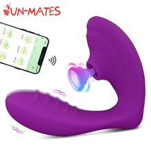 Load image into Gallery viewer, Clitoris Sucker Vibrator Wearable G Spot Dildo Massager for Women