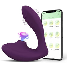 Load image into Gallery viewer, Clitoris Sucker Vibrator Wearable G Spot Dildo Massager for Women