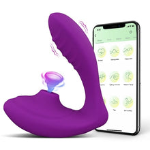 Load image into Gallery viewer, Clitoris Sucker Vibrator Wearable G Spot Dildo Massager for Women