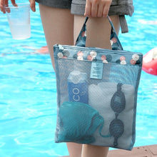 Load image into Gallery viewer, Summer Swim Beach Swimsuit Mesh Storage Bag