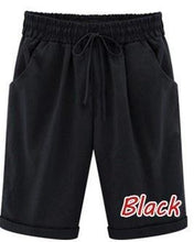 Load image into Gallery viewer, Women Summer Shorts Lace Up Elastic Waistband Loose Thin Casual Pants