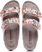 Load image into Gallery viewer, Summer Beach Print Double Buckle Non-Slip Clogs Slippers