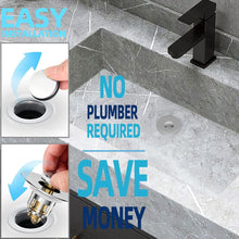 Load image into Gallery viewer, Universal 2 in 1 Bathroom Sink Stopper