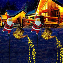 Load image into Gallery viewer, Santa Watering Can Garden Light - Perfect for Christmas