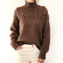 Load image into Gallery viewer, Turtleneck Long Sleeve Sweater