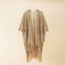 Load image into Gallery viewer, Women's Tops Leopard Loose Tassels Coverups Beach