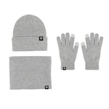 Load image into Gallery viewer, Warm woolen hat, Scarf and Gloves three-piece set