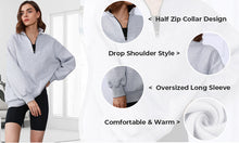 Load image into Gallery viewer, Fleece Half Zipper Pullover Long Sleeve