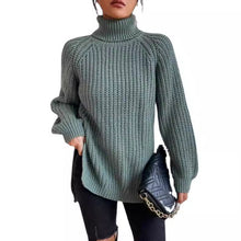 Load image into Gallery viewer, Mid-length Turtleneck Sweater