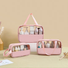 Load image into Gallery viewer, 3pcs/Set Hanging Toiletry Bag Portable Travel Cosmetic Bag