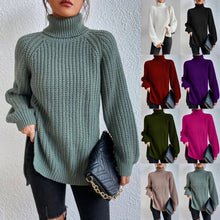 Load image into Gallery viewer, Mid-length Turtleneck Sweater