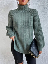 Load image into Gallery viewer, Mid-length Turtleneck Sweater