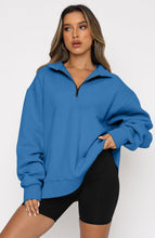 Load image into Gallery viewer, Fleece Half Zipper Pullover Long Sleeve