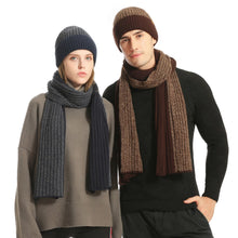 Load image into Gallery viewer, 3 Pieces Winter Warm Knit Set Comfortable Winter Knit Set