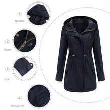 Load image into Gallery viewer, New Cotton Hooded Windbreaker