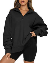 Load image into Gallery viewer, Fleece Half Zipper Pullover Long Sleeve