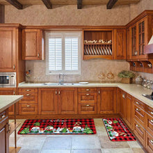Load image into Gallery viewer, Christmas Kitchen Rugs Set of 2