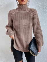 Load image into Gallery viewer, Mid-length Turtleneck Sweater