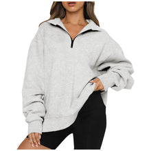 Load image into Gallery viewer, Fleece Half Zipper Pullover Long Sleeve