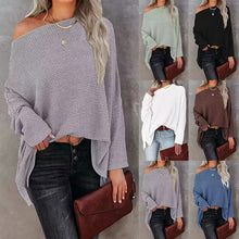 Load image into Gallery viewer, Off-Shoulder Waffle Knit Top