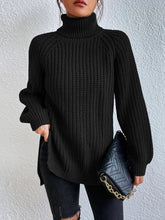 Load image into Gallery viewer, Mid-length Turtleneck Sweater