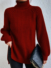 Load image into Gallery viewer, Mid-length Turtleneck Sweater