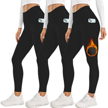 Load image into Gallery viewer, Fleece Lined Leggings with Pockets for Women