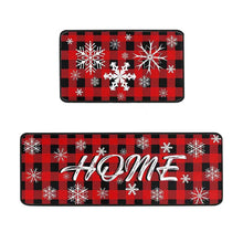 Load image into Gallery viewer, Christmas Kitchen Rugs Set of 2