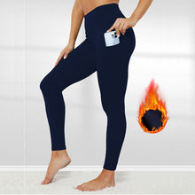 Load image into Gallery viewer, Fleece Lined Leggings with Pockets for Women
