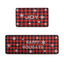 Load image into Gallery viewer, Christmas Kitchen Rugs Set of 2