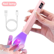 Load image into Gallery viewer, Convenient Handheld Nail Dryer Lamp