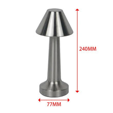 Load image into Gallery viewer, Modern USB Rechargeable Touch Wrought Iron Dumbbell Table Lamp