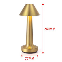 Load image into Gallery viewer, Modern USB Rechargeable Touch Wrought Iron Dumbbell Table Lamp