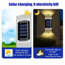 Load image into Gallery viewer, 2 Pcs Solar Wall Light Outdoor Waterproof Balcony Wall Lights