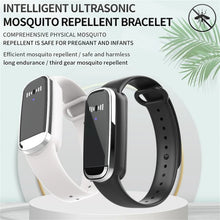 Load image into Gallery viewer, Ultrasonic Mosquitoes Repeller Bracelet Smart Prevent Mosquitoes Wrist Watch Bracelet
