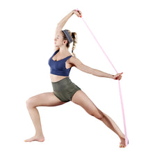 Load image into Gallery viewer, 2 PCS Yoga Pilates Resistance Band Long Training Stretch Bands