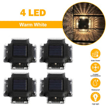 Load image into Gallery viewer, 4 PCS Waterproof LED Solar Wall Lamp Solar Powered