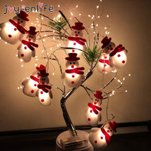 Load image into Gallery viewer, Snowman Christmas Tree LED Garland String Light