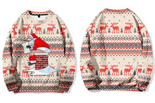 Load image into Gallery viewer, Santa Pooping Goofy Christmas Jumper