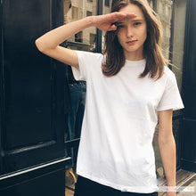 Load image into Gallery viewer, women's fashion solid color t-shirt