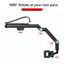 Load image into Gallery viewer, 1080 Rotation Car Clip Sun Visor Cell Phone Holder Universal Phone Mount