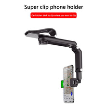 Load image into Gallery viewer, 1080 Rotation Car Clip Sun Visor Cell Phone Holder Universal Phone Mount